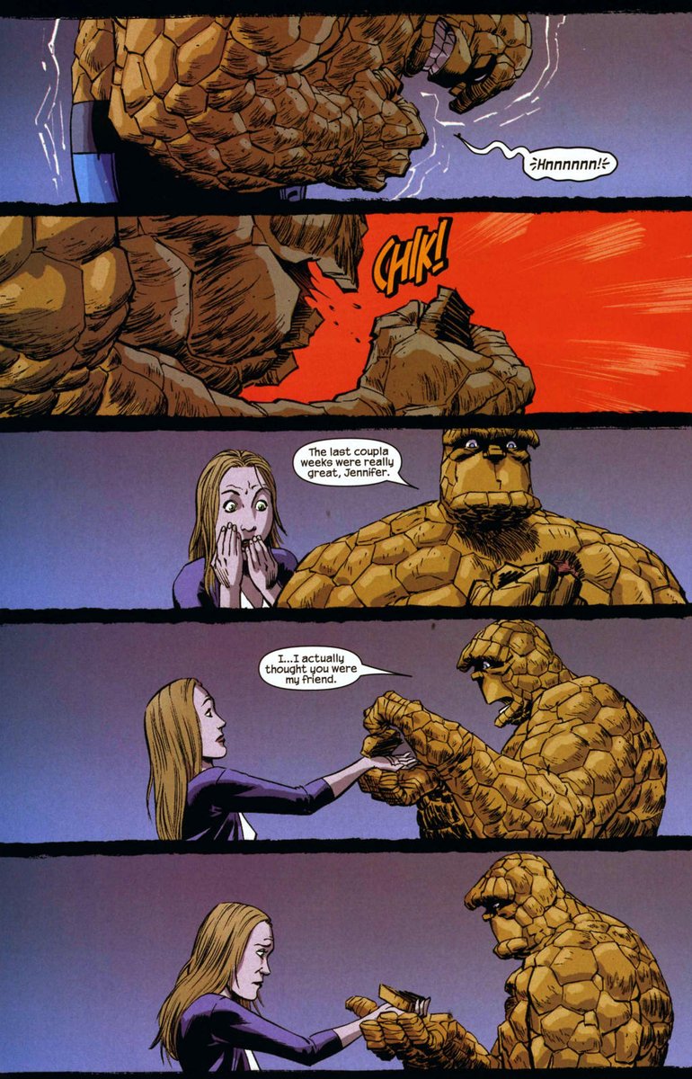 but this is Ben Grimm, and sometimes thing don't work out for him like that. and sometimes what can you say?