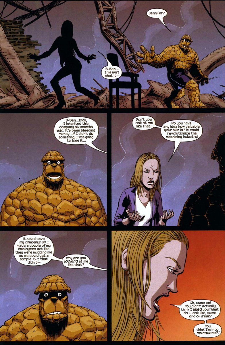 but this is Ben Grimm, and sometimes thing don't work out for him like that. and sometimes what can you say?