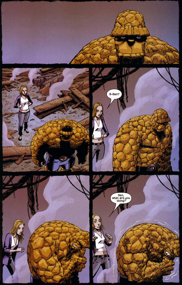 but this is Ben Grimm, and sometimes thing don't work out for him like that. and sometimes what can you say?