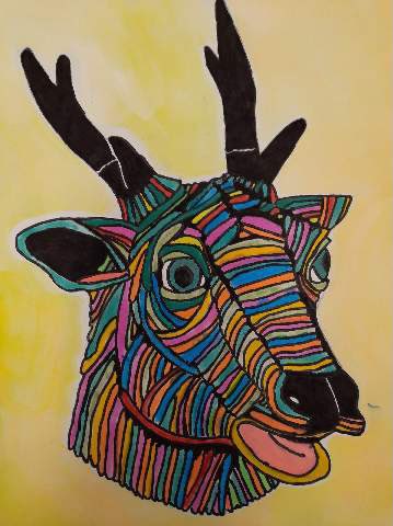 Fun and fabulous Year 8 artwork inspired by the renowned Australian street artist, Mulga- freelance muralist, illustrator and entrepreneur! <a href="/MulgatheArtist/">MULGA</a>