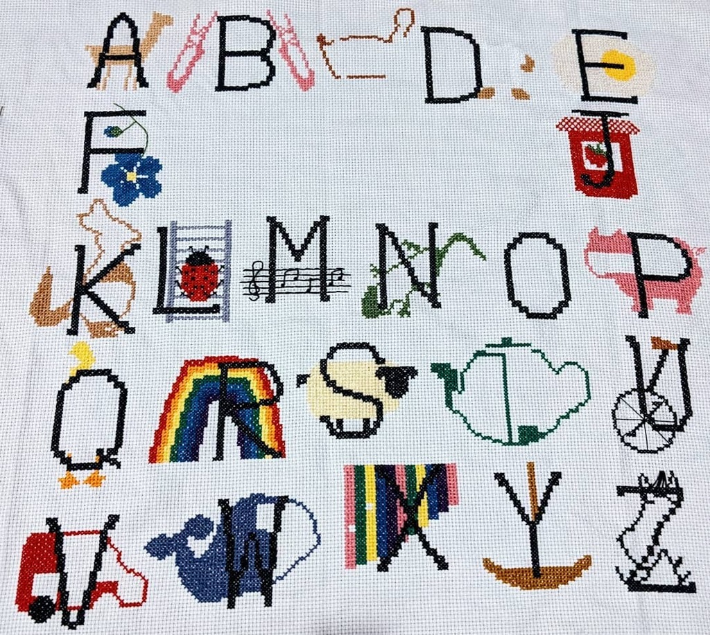 ccxstitch's tweet photo. Alphabet progress

#crossstiching #crossstitchlove #crossstitch #crossstitcher #crossstitchland #crossstitchersofinstagram #crossstitchingisbadass #sewingprojects #sewing #dmcthreads https://t.co/xmlfadxlip https://t.co/exvwmzsSCA