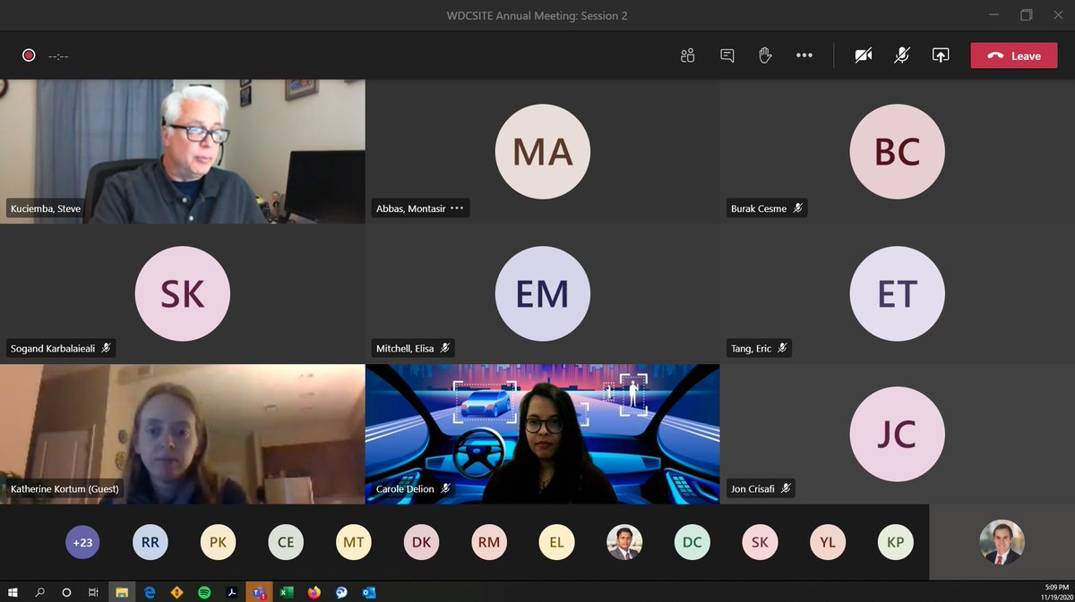 wdcsite's tweet photo. Steve Kuciemba (@wsp), Katherine Kortum (@NASEMTRB), Carole Delion (@MDSHA), and Montasir Abbas (@VirginiaTechCEE) participate in a discussion about Connected and Automated Vehicles. #wdcsite https://t.co/J7vtNouIT7
