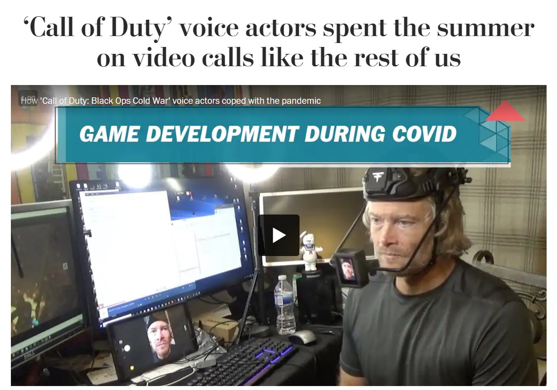 OutspokenAudio's tweet photo. Not our technology but fantastic insights none the less into producing dialogue during Covid-times and how to keep one of the biggest game franchises on track. Good job!

https://t.co/igtRo6XVr5

#voiceover #outspokenaudio #xenovox #gameaudio #gamevoiceover https://t.co/c7eupfxUy8