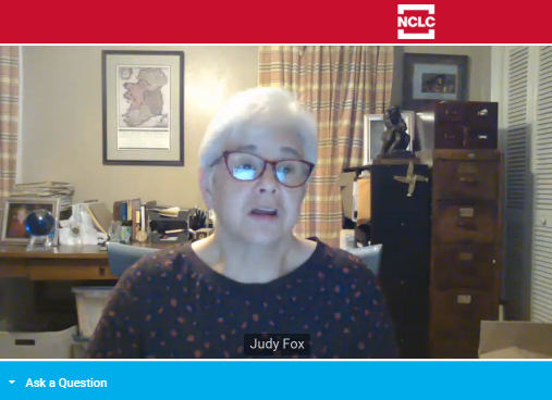 NCLC4consumers's tweet photo. Chelsea Ortega (Santoni, Vocci & Ortega, LLC) & Judy Fox @NDLaw discuss how attorneys can use consumer laws to assist tenants, both defensively and offensively, and using #FCRA, #FDCPA, and #UDAP statutes to help tenants in individual & class action cases. #VirtualCRLC https://t.co/nVSkZmQcQp