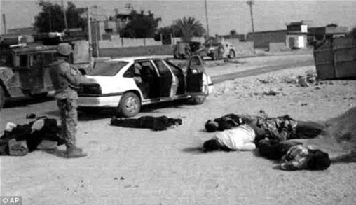 On this day in 2005, US Marines massacred 24 unarmed Iraqi civilians in Haditha. Marines went house to house executing men, women, children as young as 1 yr-old & a 76 yr-old man in a wheelchair. The marines then urinated on the dead bodies. None of the Marines served jail time.