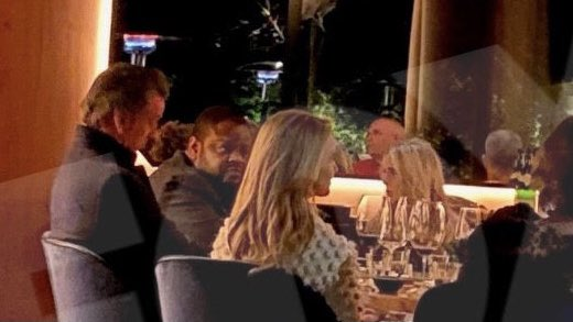 <a href="/GavinNewsom/">Gavin Newsom</a> Is this gathering essential? Asking for you -- the governor in this photo without a mask with lobbyists from the healthcare industry at a restaurant that many unemployed Californians can't afford to eat at.
