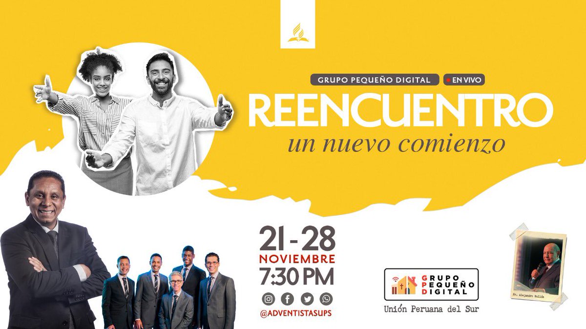 Desde el #ConcilioUPS oramos por ti colaborador de la @ClinicaCAJ para que tengamos un #REENCUENTRO y estar #CONECTADOS PARA RECIBIR A Jesús #Maranatha <a href="/dianaserveleon/">dianaserveleon</a> <a href="/saulo198526/">Saulo Echevarría</a> <a href="/jackgiraldo/">Jack Giraldo</a> <a href="/EnzoChavez/">Enzo Chávez</a> <a href="/elardcabrera/">Pr. Elard Cabrera Medina</a> <a href="/TulaJavier/">Javier Tula</a> <a href="/josechasiempre/">José Chávez</a> <a href="/ronaldterrones/">Ronald Terrones</a>