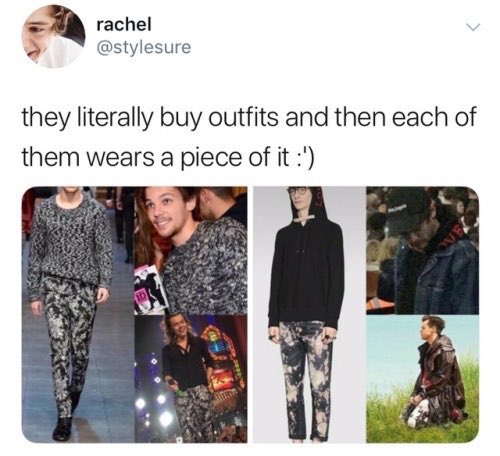 why do l&h buy the same clothes and end up sharing it? (also: post hiatus)