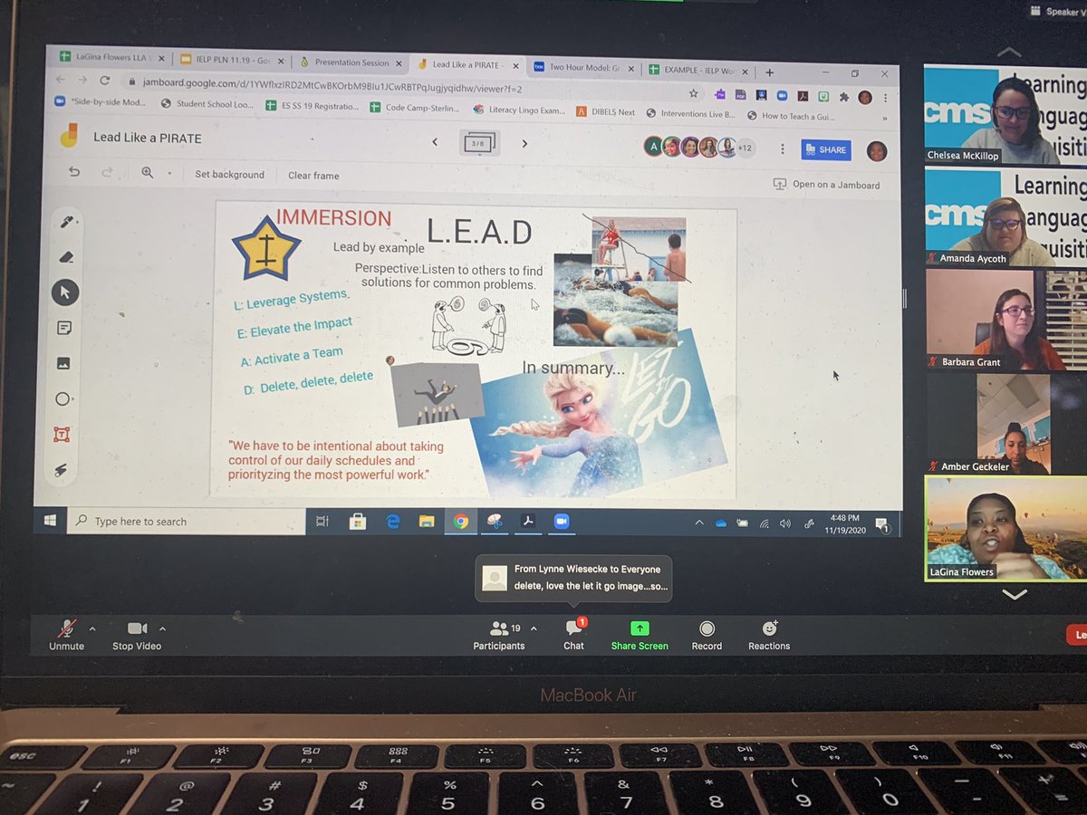 CMS_LLA's tweet photo. Our teachers in the Instructional Excellence Leadership Pathway (IELP) began diving into our book study Lead Like a Pirate and identifying core actions to support English Learners! https://t.co/SzjLYk4Zle