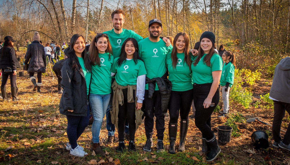 #TBT to a year ago! We partnered up with the City of Surrey and planted more than 500 trees and shrubs together with their Releaf Tree Planting Program. Our team loves supporting the communities we live in! Plus, helping the environment is part of our company's core values ✌️.