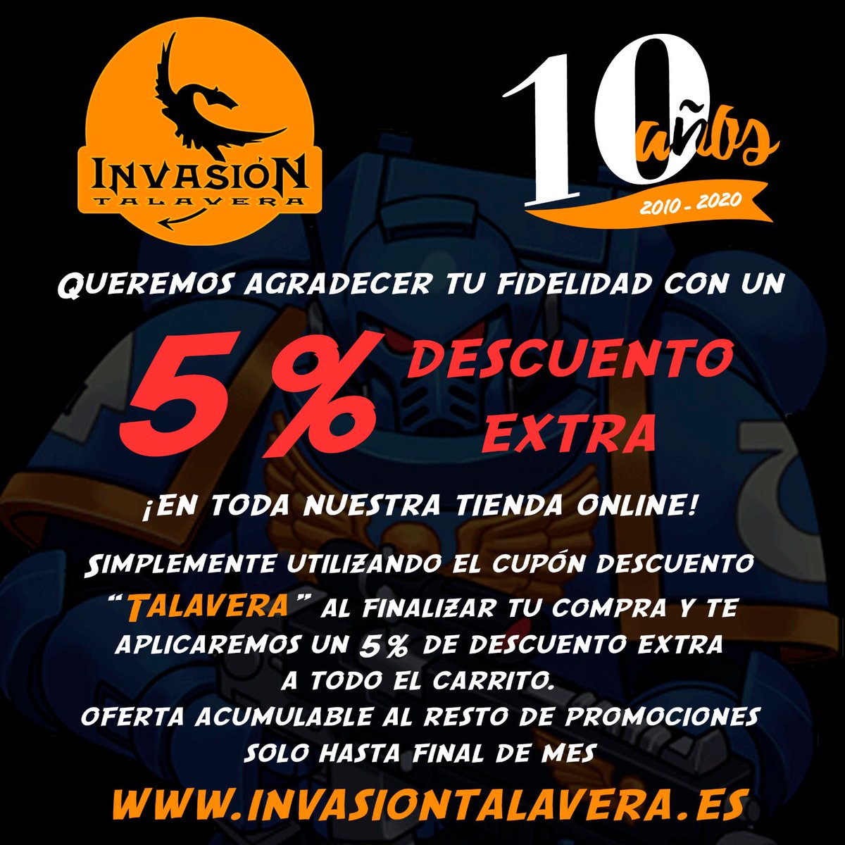 Cumplimos 10 años con vosotros, muchísimas gracias!!