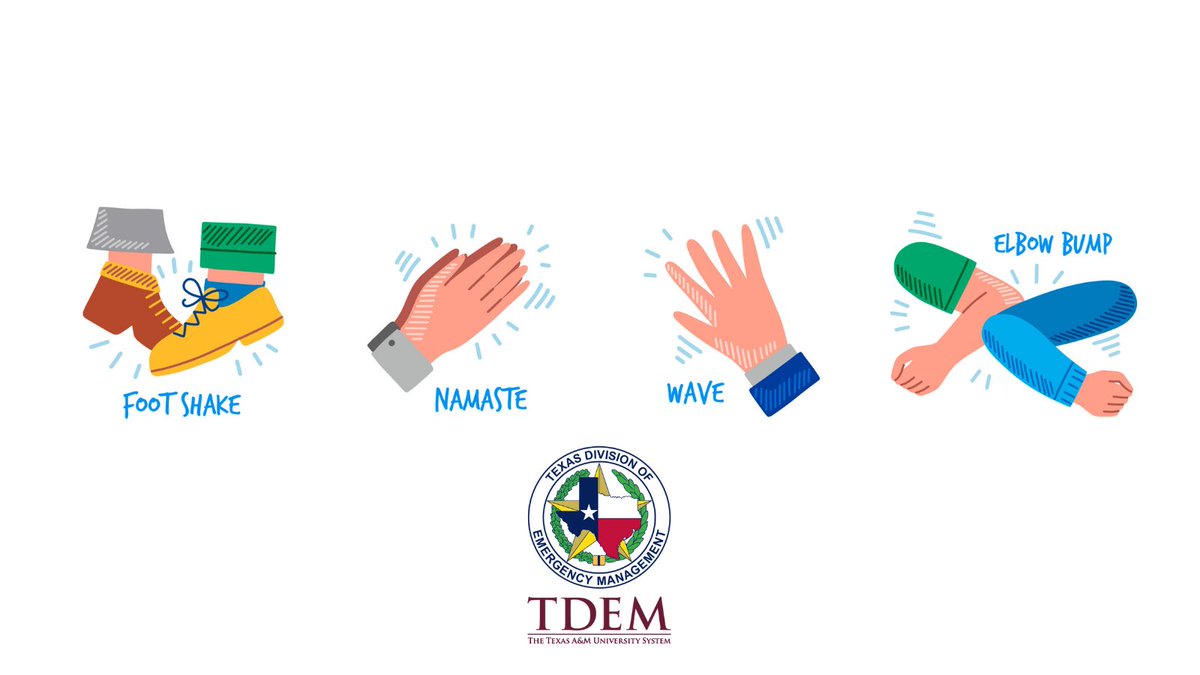TDEM's tweet photo. 🥧 Season’s Greetings 🦃
#footshake #namaste #wave #elbowbump #covid19safety #seasonsgreetings #thanksgiving2020 #covidgreetingsafety https://t.co/HhVWLFEhHY