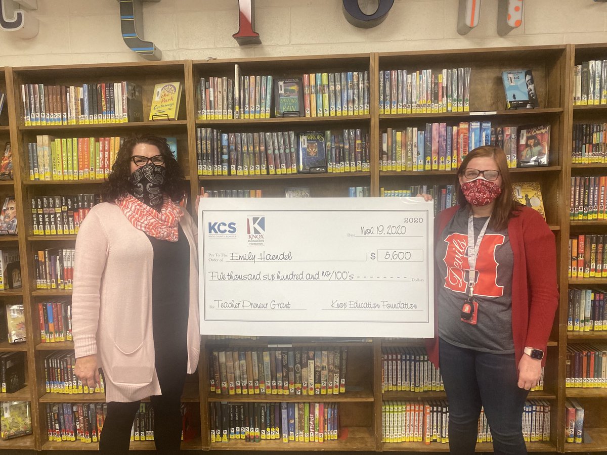 Jessica112616's tweet photo. We are so proud of @HALLSMSREADS and @Mrs. Bailey for winning a 2020 TP Grant from @KnoxSchools! We can’t wait to see how this wonderful project unfolds! @Mrs_Robison4KCS #HMSHasIt https://t.co/89QDdWdHK0
