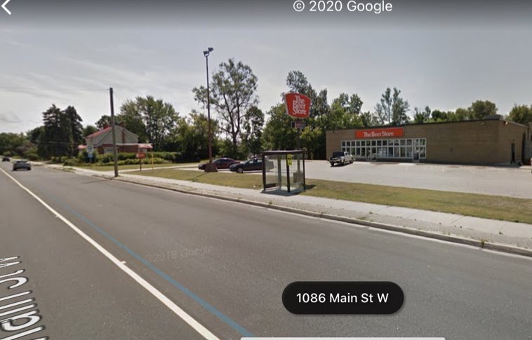 We’ll start with the main North Bay store: note it’s not in the main shopping area, but outside of downtown on the old highway, behind, there’s a railway. 2/