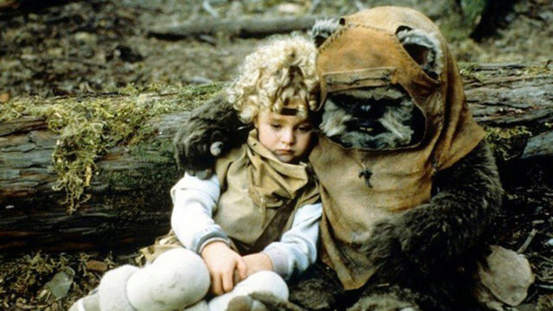 SpecMediaPod's tweet image. Finally, if you want to know why I love the Ewoks/think older fans don’t get it, check out this photo of Cindel with Wicket, after her parents die.
