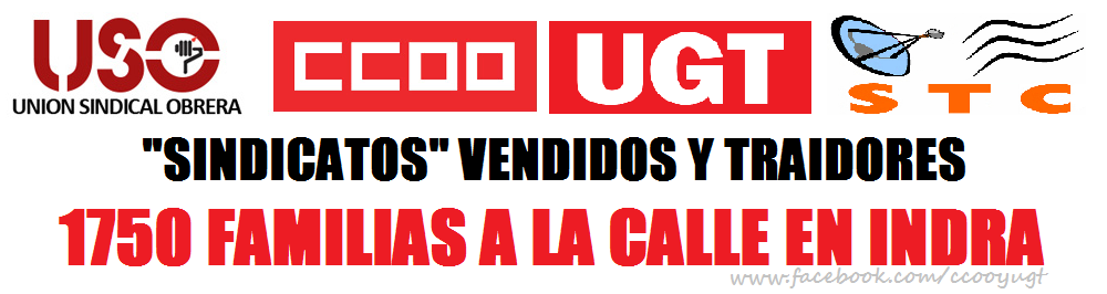 TecnocomEnLucha's tweet photo. #EreINDRA 
Os dejamos unas joyitas de los "representantes de los trabajadores"
que han ECHADO A 580 FAMILIAS A LA CALLE
@ccoo_indra
@UGT_FICA
@USOIsti
DIFUNDAN PARA MOSTRAR QUIENES SON ESTOS "ACTORES" QUE APARECEN EN TODOS LOS ERES, Y TRAICIONAN A SUS TRABAJADORES. https://t.co/aqqAaosUCM