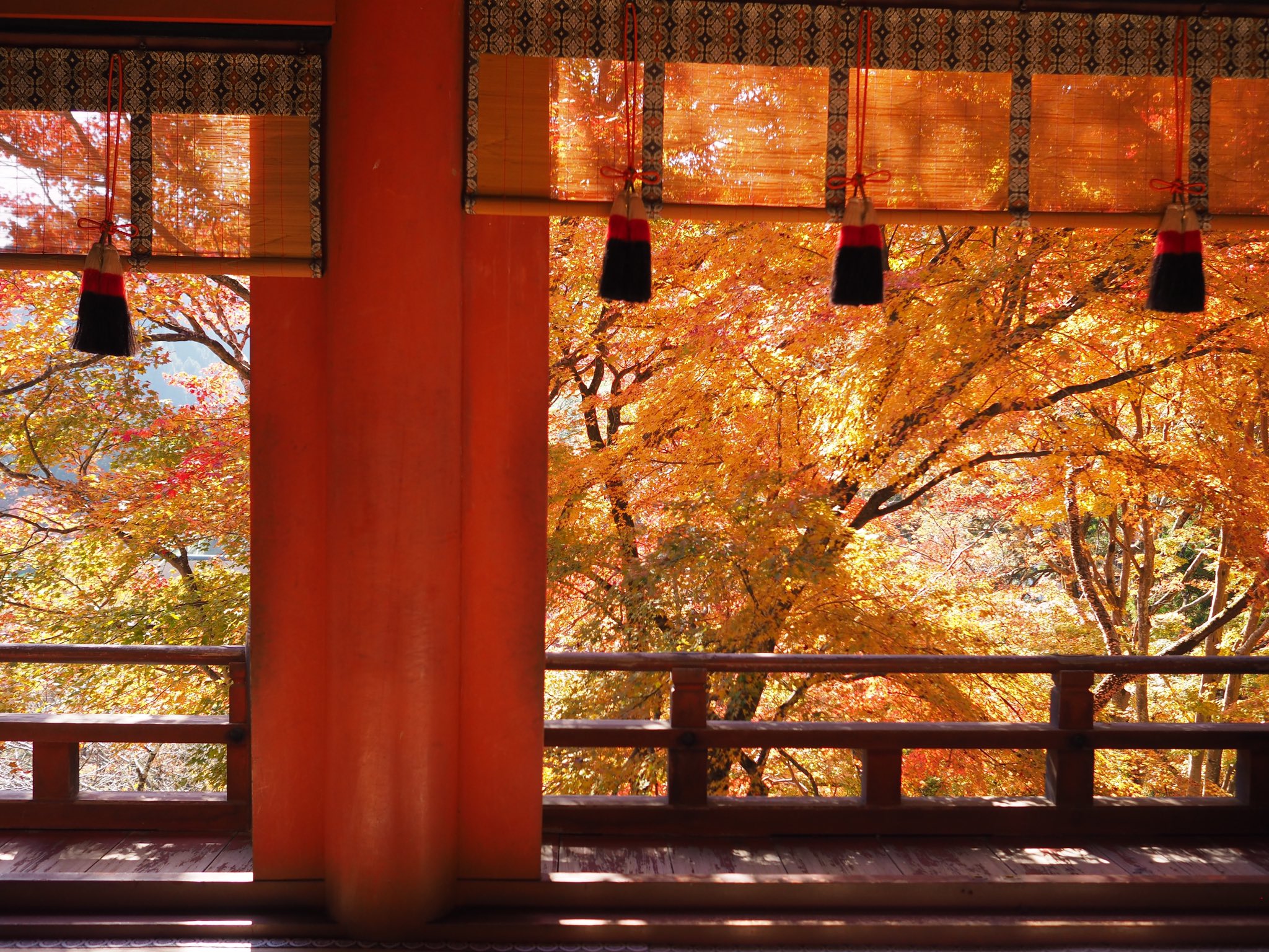 ふう 奈良を静かに旅して来ました ちょうど紅葉が美しかったです 美味しいものも頂いて また今日から頑張りますm M 談山神社 長谷寺 奈良 紅葉 T Co Zqhsk0nzmu Twitter