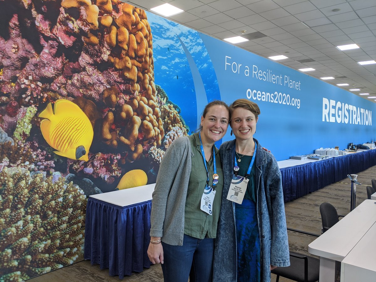 Meghan_M_Shea's tweet image. Heidi has REMAINED one of my most important mentors and friends. She encouraged me to go to my first scientific conference (@AGU_OS #OSM2016) as an undergrad so we could present work from Palau, and last year, she was the one who nudged me to submit to #OSM2020