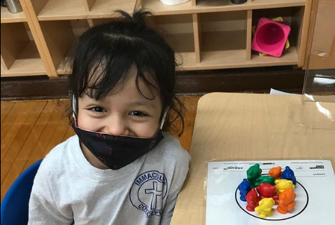 PartnershipPost's tweet photo. We're as grateful as she is for another day of PreK learning—this one at Immaculate Conception in the Bronx. @TristaLRivera #SchoolsIn https://t.co/48gnyCW8OS