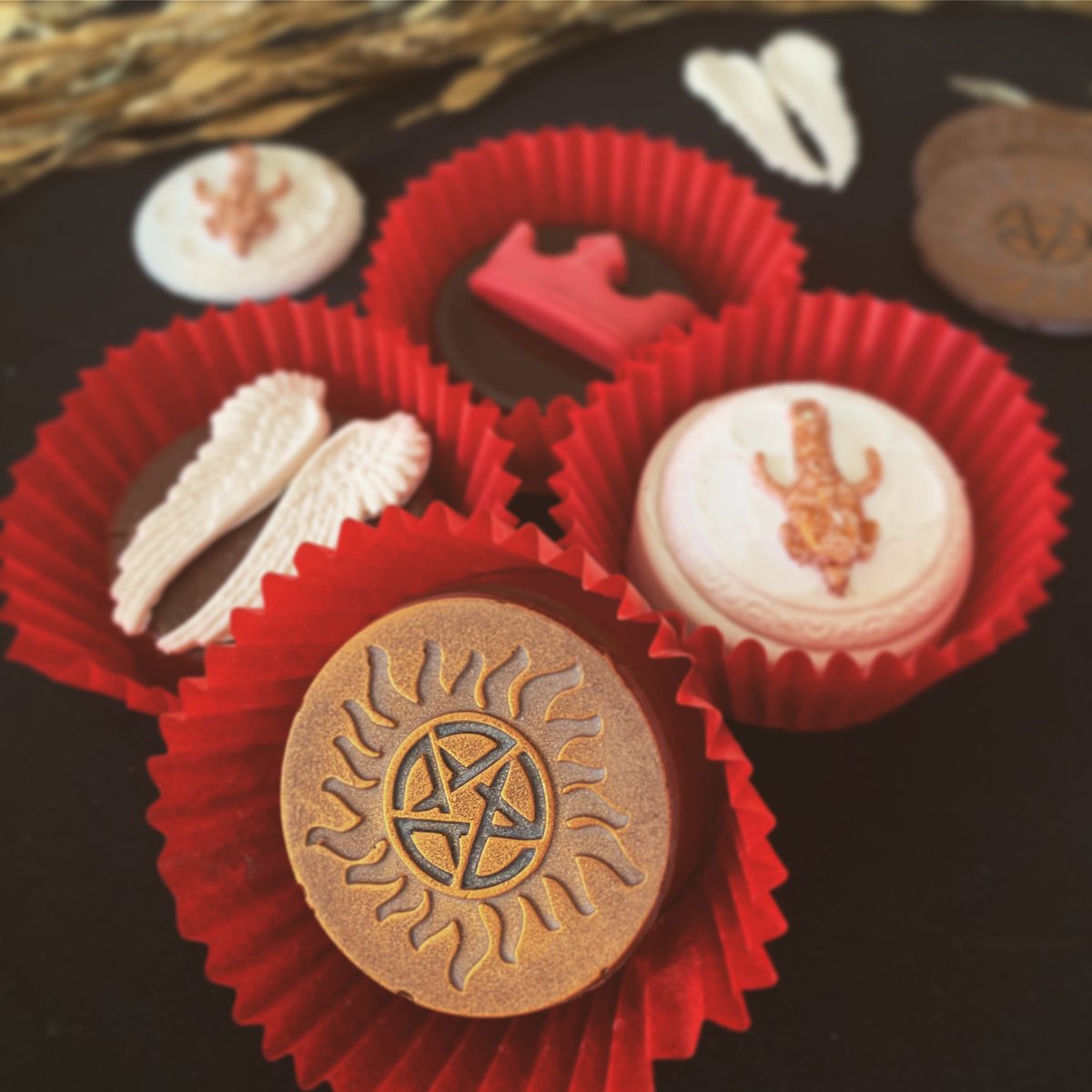 The road so far....15 seasons, hundreds of ghosts, witches, and everything in between defeated. We are celebrating our favorite show with these treats. #ThankYouSupernatural #SPNFamilyForever #Supernatural <a href="/mishacollins/">Misha Collins</a> <a href="/jarpad/">Jared Padalecki</a> <a href="/JensenAckles/">Jensen Ackles</a>