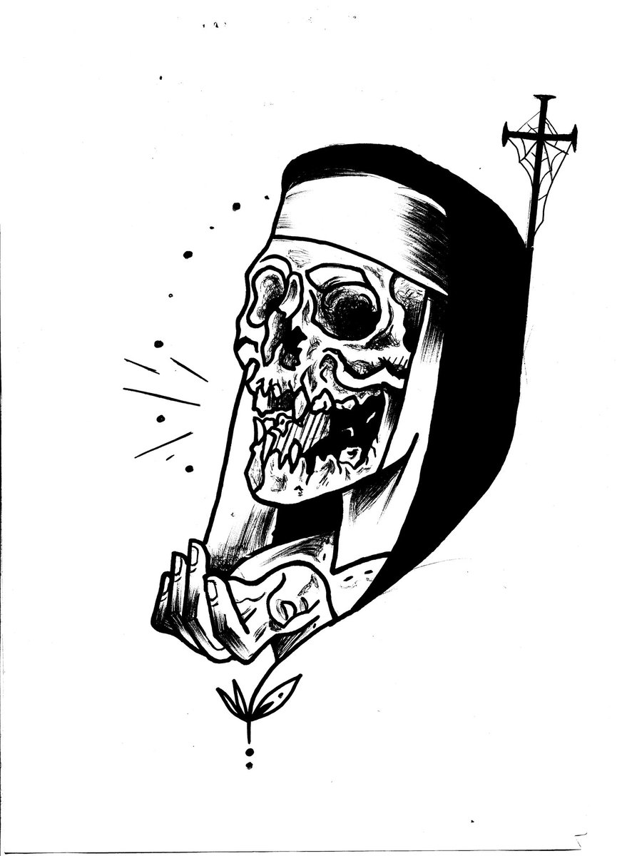 comickid107's tweet photo. 💀
#artist #art #inking #ink #drawing #draw #tattooideas #tattooflash #tattoos #tattoo #gothic #goth #nun #horror #horrormovies #horrorart #darkart #blackwork #blackworktattoo #mystyle #illustration #illustrationartists #illustrator #comics #comictattoo #tattooed #gothgirl https://t.co/KstO6suoNg