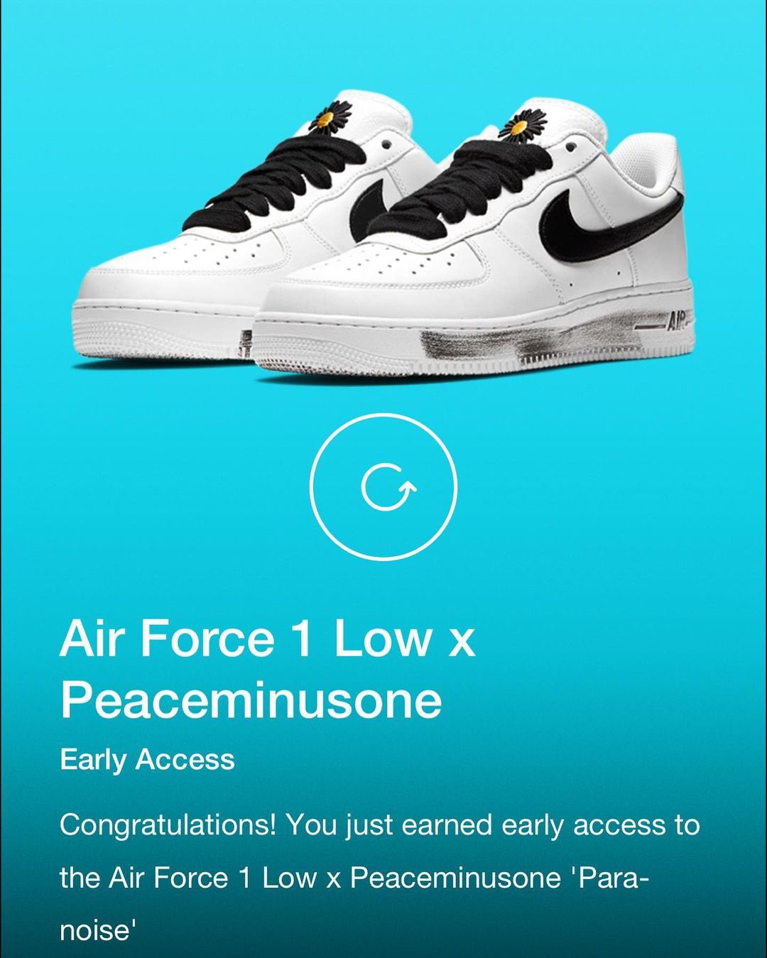 Complex Sneakers en "Check SNKRS for early access to the “Para-noise” Air Force 1. https://t.co/t8OTGYZ01g" Twitter