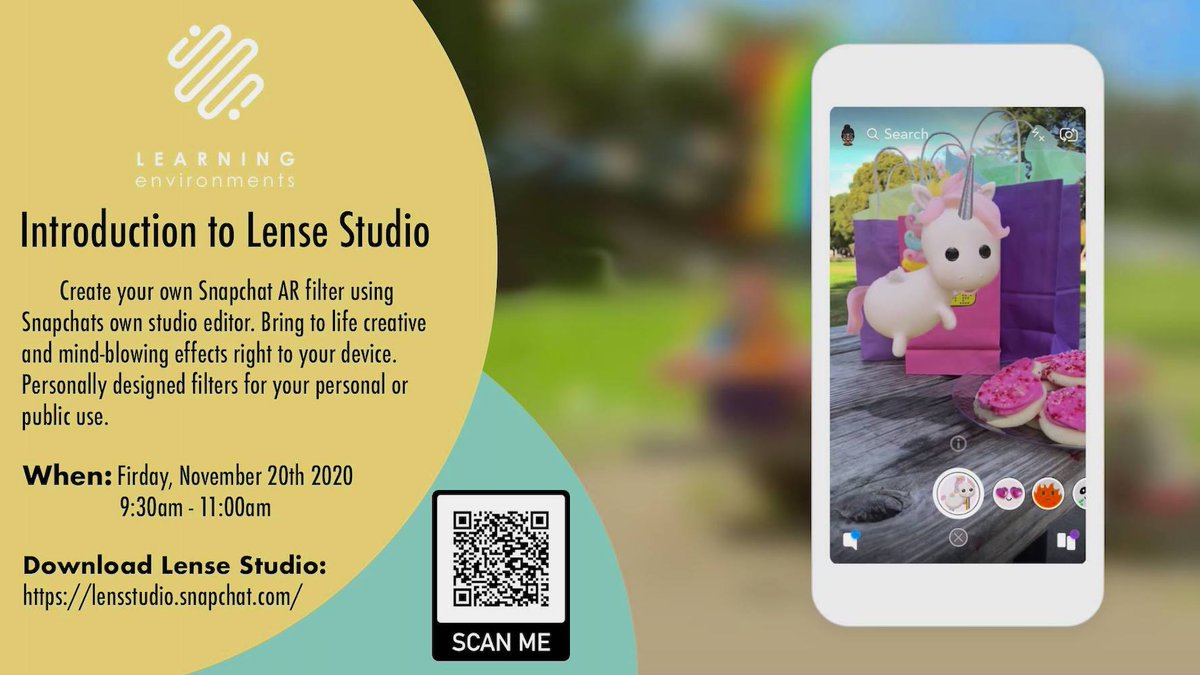 UTEPGAIA's tweet photo. Are you into Snapchat filters? Why not create your own?
Join us for this free fun learning experience this Friday!

https://t.co/wVmpp80enh https://t.co/GFen9pEBIZ