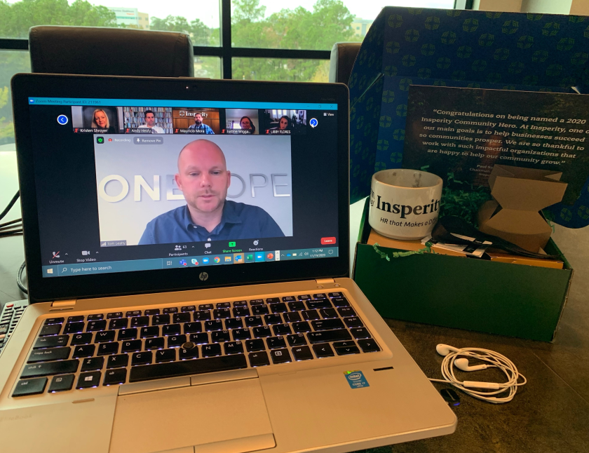 Insperity's tweet photo. #Congrats to our 2020 #InsperityCommunityHeroes recipients, @ONEHOPEWINE &amp; @Kidsave! 

Today’s virtual celebration honored these amazing organizations that, through the passionate efforts of their teams, have found ways to give back to their communities. https://t.co/k442Y5v0ul https://t.co/H5HGekueWT