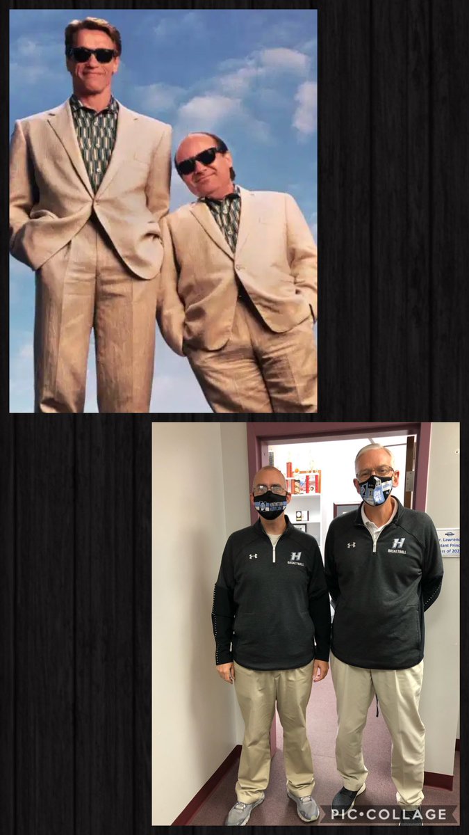 HtownHSCCPS's tweet image. HHS Twinning... see the resemblance? #canepride #virtualspiritweek