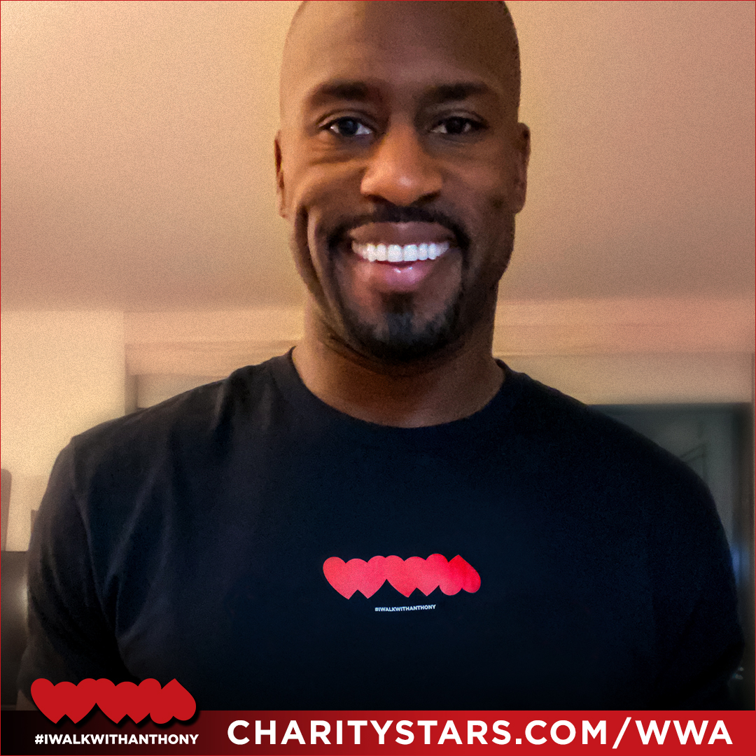 VernonDavis85's tweet photo. Grab this t-shirt and enter to win an amazing experience with me at https://t.co/D1v04jbxor ๐๐พ Net proceeds go to @WalkingWithAnt an incredible charity that supports people affected by #SpinalCordInjuries #IWALKWITHANTHONY #DoGoodGiveBack https://t.co/I6nUsp7A6V
