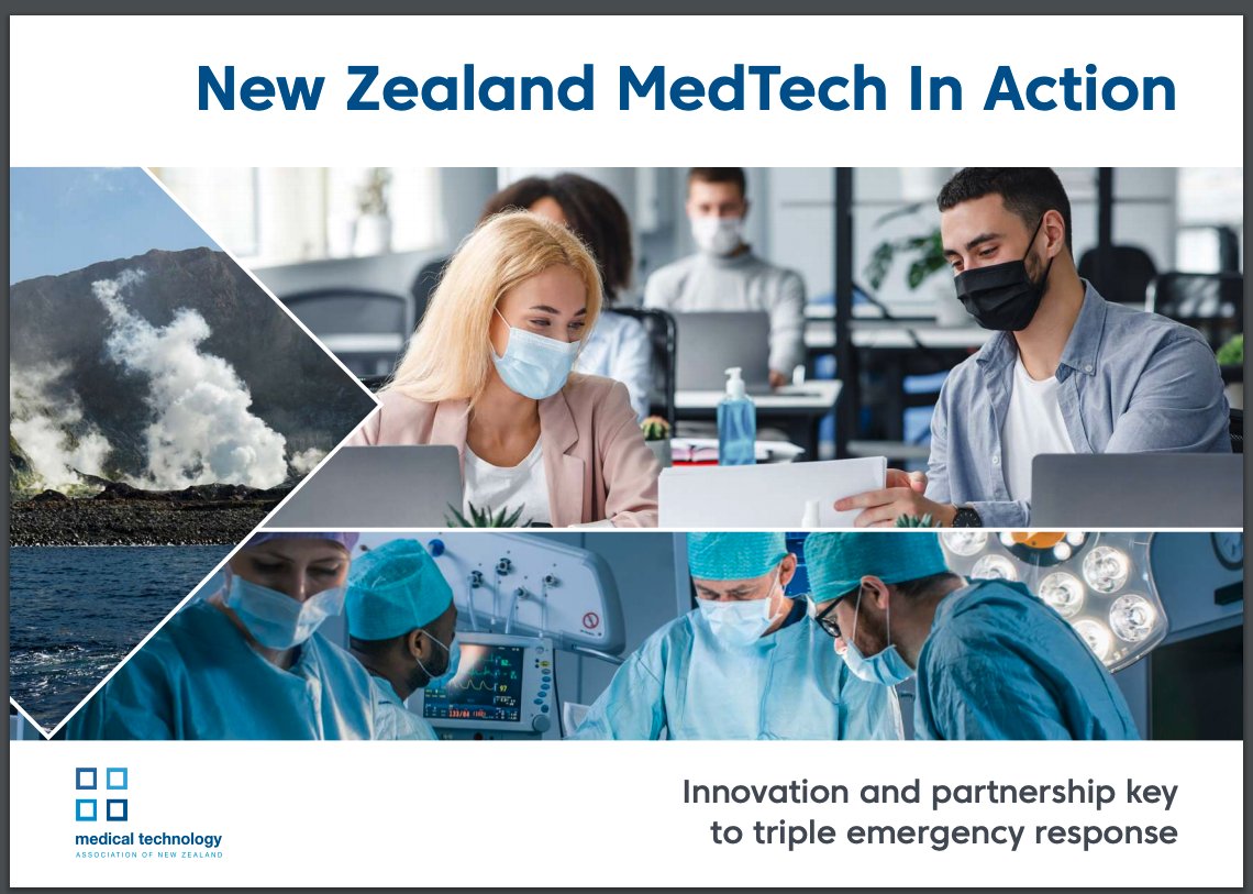 NZ MedTech has proved resilient facing major medical emergencies. 

To highlight the sector's agility and humanity, MTANZ has  launched “New Zealand MedTech in Action – Innovation and Partnership key to triple emergency response” . Download a copy now.

ow.ly/WZ2F50CpG7j