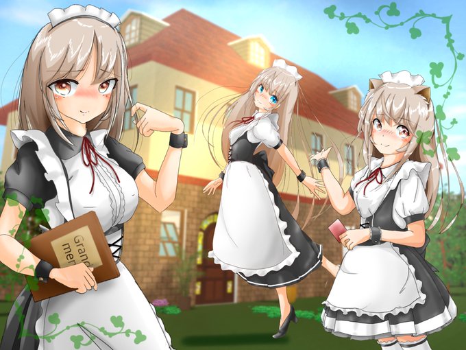 メイドさん 高画質 のtwitterイラスト検索結果 古い順