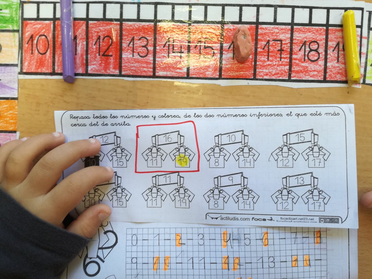 abralom's tweet photo. Desarrollando estrategias que nos faciliten la adquisición de conceptos matemáticos. Nuestro material de clase o incluso nuestros propios dedos se convierten en recursos para el aprendizaje de las Matemáticas.
#calasanzrota #aprenderjugando #aprendertocando #aprenderhaciendo #ABN https://t.co/BwYlDByzbW