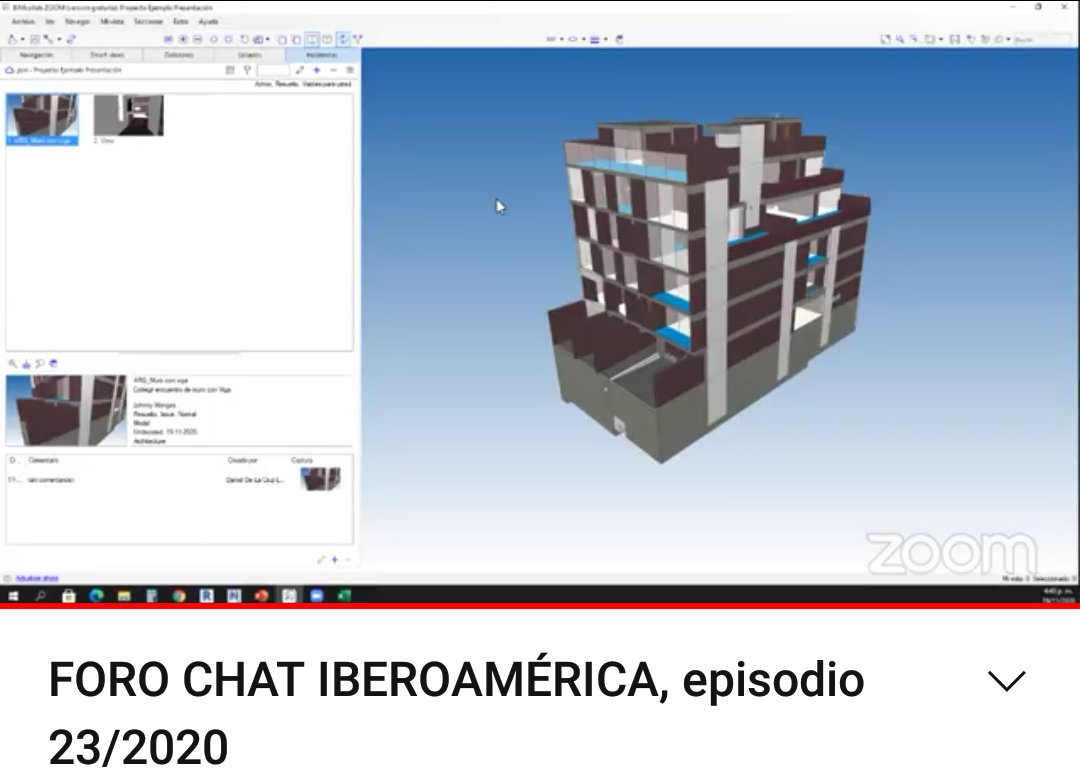 forochatiberoa1's tweet photo. Si no pudiste acompañarnos al FORO CHAT IBEROAMÉRICA 23/2020, del día de hoy,
Entra a nuestro canal de Youtube ..... https://t.co/d5oCdzGM9K, y podrás disfrutar de todos los episodios del año 2020.
@mongesbim @danieldelacruz
#BIM #AECO #BIMers #SoftwareBIM #IFC #OpenBIM https://t.co/F8pUbmrw9A