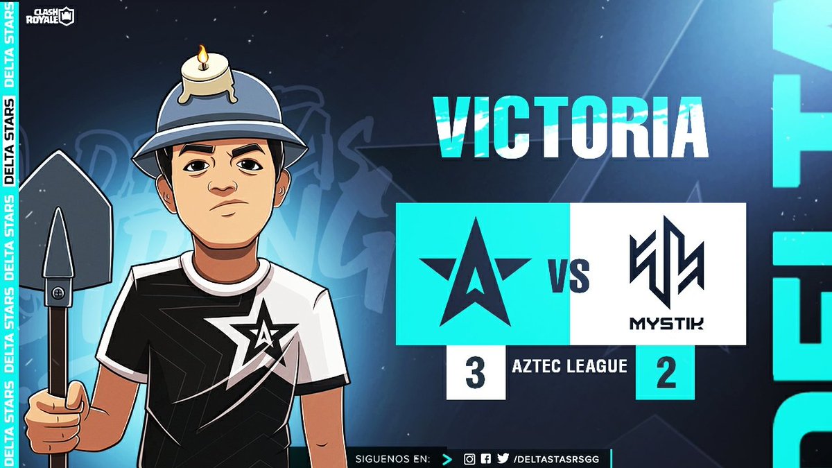 #CR • ¡VICTORIA!

Después de emocionantes partidas, nos llevamos la victoria ante nuestros amigos de <a href="/MystikLeague/">MYSTIK LEAGUE</a> por un marcador (3-2).

Siempre es un placer enfrentarnos ante un gran rival, bien jugado.

Revive el partido:
🔗 • youtu.be/xR5tkTYbkpI

#DeltaisStrong🌟 #GoDS