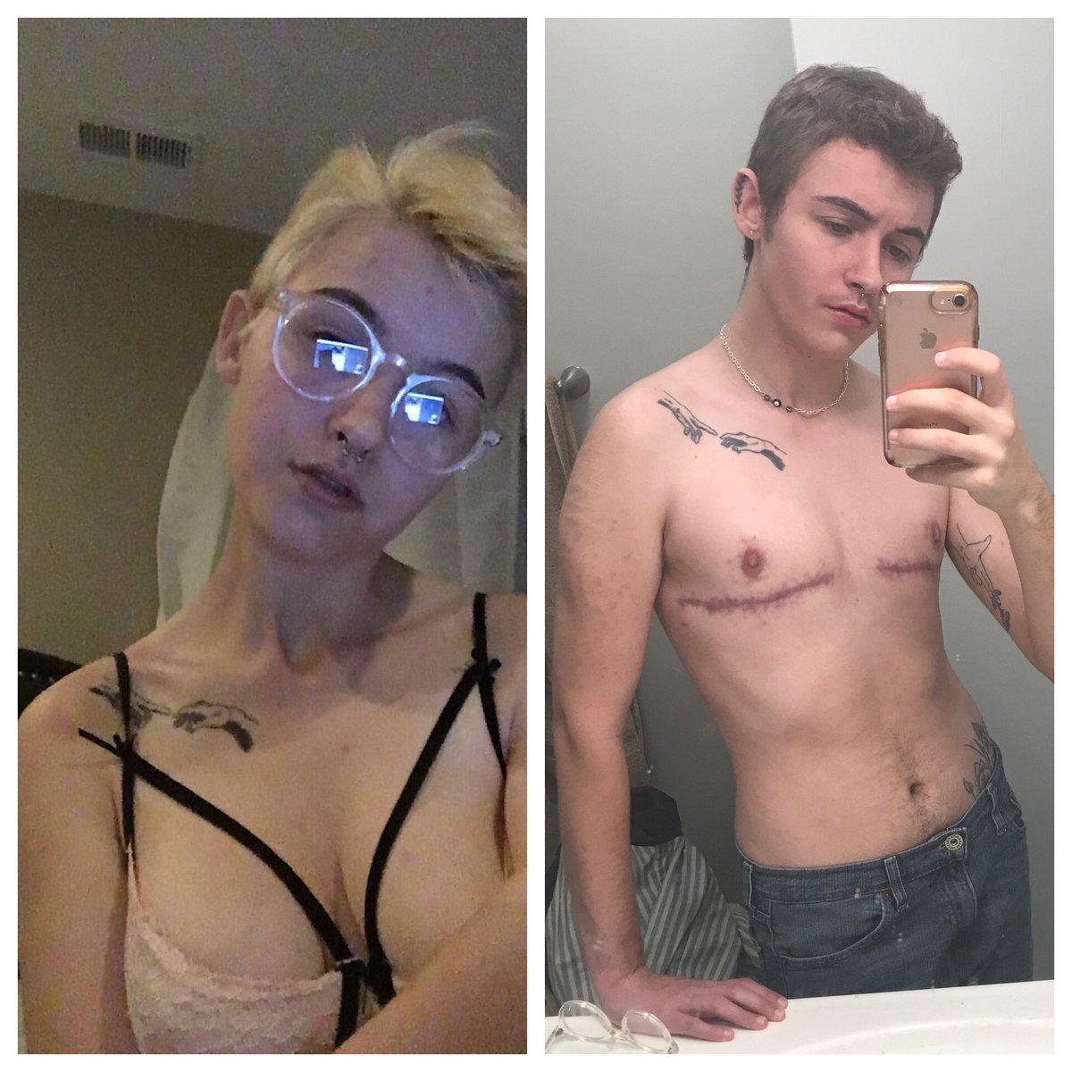 TransboyPrimmy's tweet photo. Pics and videos of me before and after transitioning are available 🥰✨ https://t.co/OwoWEldtyi