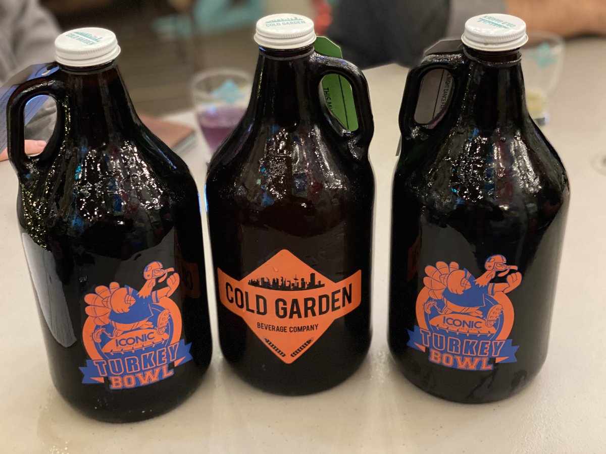 IconicTurkyBowl's tweet photo. The #gnomes at @cold_garden have been hard at work to help with the adjusted Turkey Bowl for this year. Make sure you get your very own ordered for next Thursday at https://t.co/5867hGJgGN to support @KidSportCalgary #soALLkidscanplay https://t.co/l6fmrDm2nO