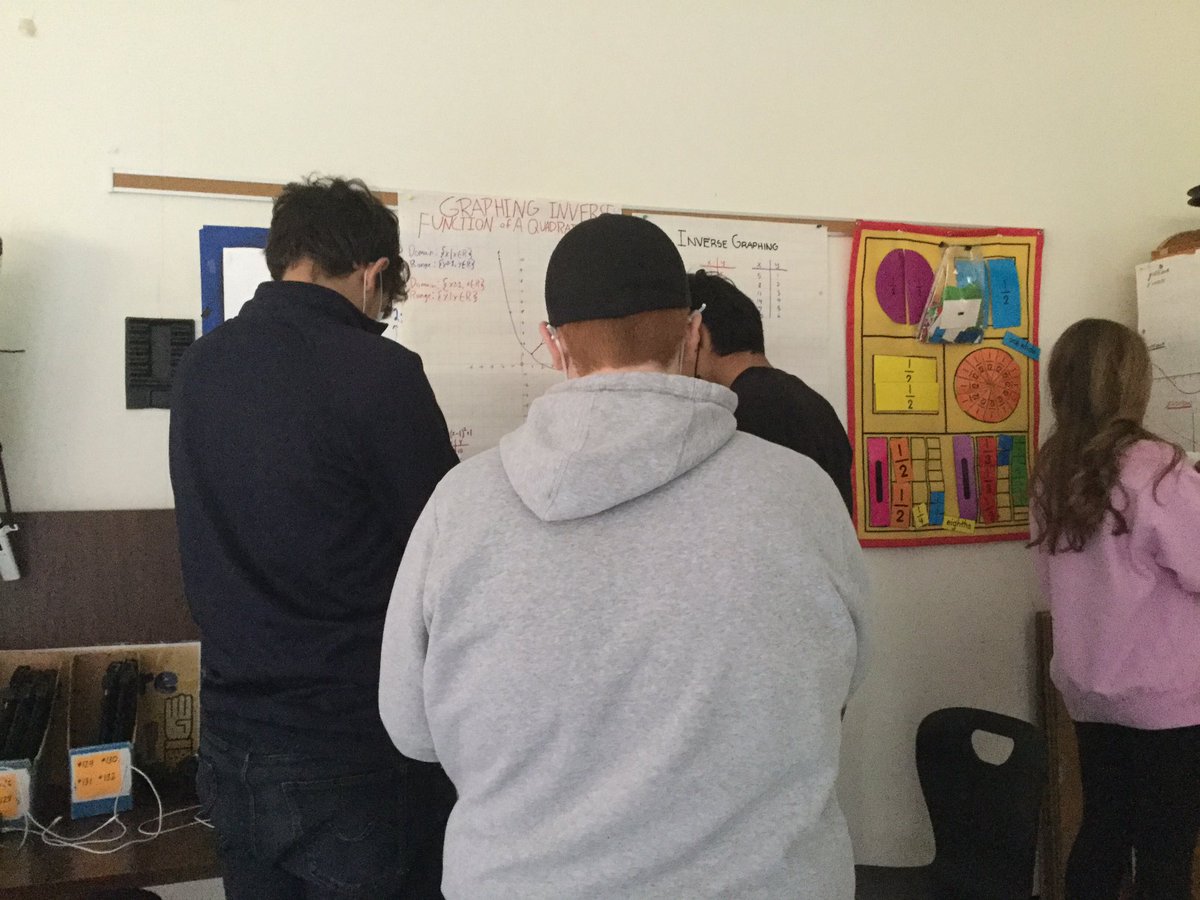 amy_klose's tweet image. Lovely trip to our inverse function art gallery today.  Stretching our legs while gap closing and pushing our thinking. Great math talk! #tldsbmath