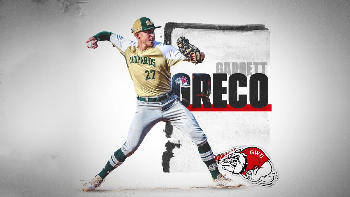 Garrett_Greco13's tweet photo. COMMITTED‼️🐶 @GWUBaseball @CoachJChester #SkoDawgs https://t.co/x41sDHC2lT