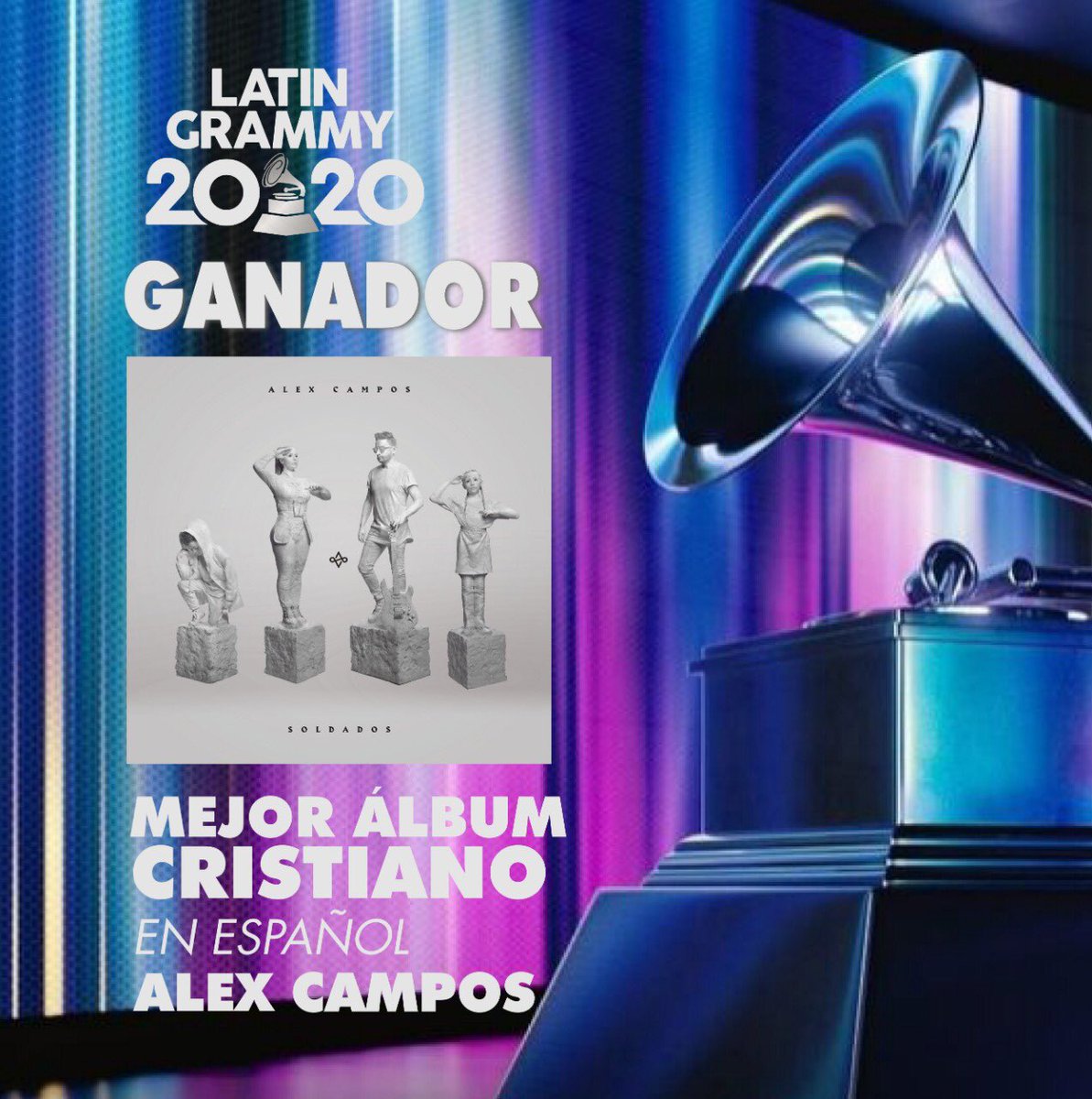 Dios es bueno! Y siempre nos llena de glorias y satisfacciones, solo El conoce el propósito que tenemos  y nos junta para hacerlos aun mas grandes... Orgulloso de este <a href="/latingrammys/">The Latin Recording Academy / Latin GRAMMYs</a> para <a href="/camposalex/">Alex Campos</a> y feliz de poder hacer parte de este team @toromusicgroup @keerecords