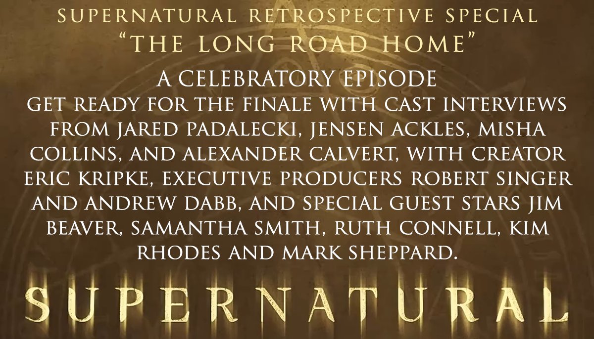 superunditchabl's tweet photo. 19 November 2020:
Tanggal tayang episode penutup Season 15 #Supernatural berjudul "Carry On", dan juga dokumenter spesial berjudul "Supernatural: The Long Road Home".

Fun Fact:
Unofficial theme song, "Carry On Wayward Son", dirilis pada 19 November 1976! 🤯 https://t.co/rLzRrySQV6