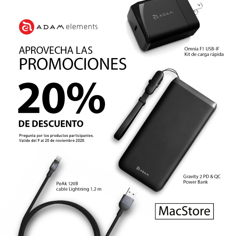 MacStoreMx's tweet photo. Este #BuenFin estrena con las mejores promociones en #MacStore.
Conoce más 👉🏻 https://t.co/GtM4MnHgVi
#AdamElements #MacStoreOnline