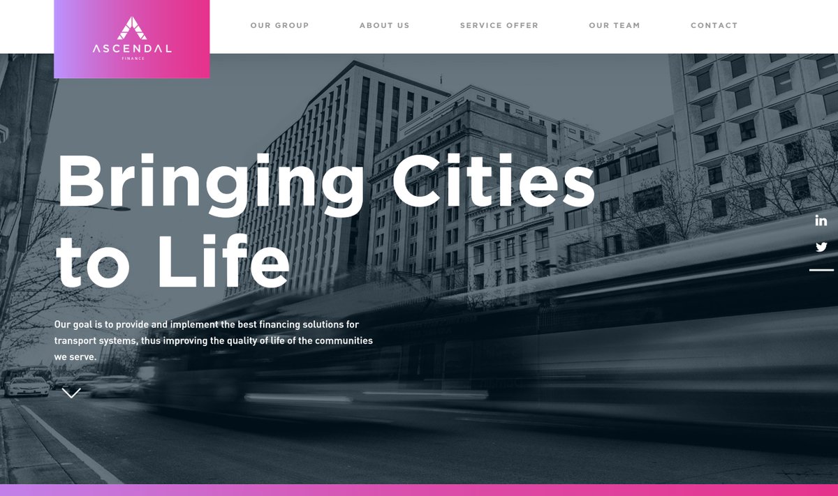 AscendalGroup's tweet photo. The new website for Ascendal Finance is now live! Carlos Botello, Managing Director for Ascendal Finance, is available to answer your questions regarding financing solutions for your city’s transport needs.

https://t.co/NxUASzhC75

#bringingcitiestolife https://t.co/CBcqaeZa0N