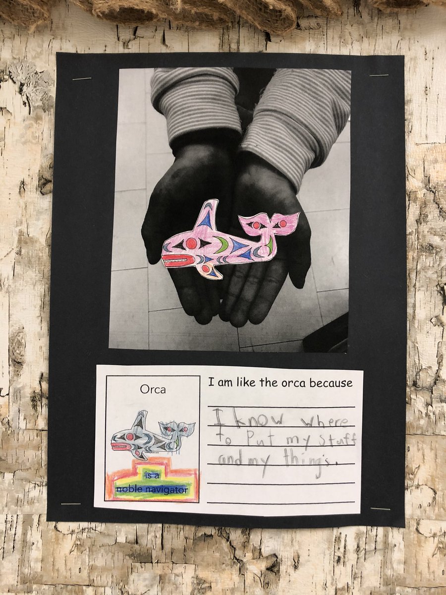 MsIkonomou's tweet photo. Based on the book “The Six Cedar Trees” by Margot Landahl, we learned about the characteristics of these Canadian animals. These animals taught us to reflect and develop a deeper understanding of ourselves. #corecompetencies #iteachfirst #iteachsecond #grade1 #grade2 #grade1/2 https://t.co/gP1Pn1bsZD