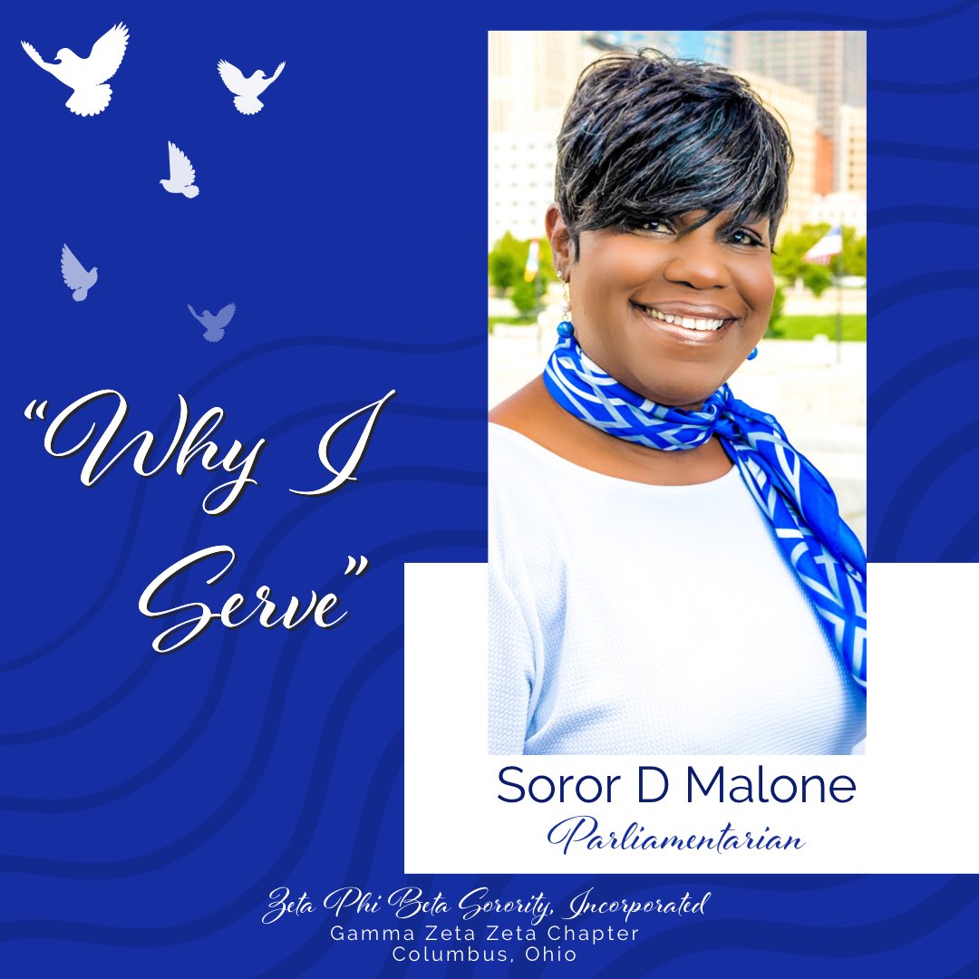 ZetaPhiBetaCols's tweet photo. 💙🤍🕊🤍💙 

“Why I serve...”

#ZetaPhiBeta #ZPHIB2020 #ColumbusZetas #GZZ #Service #ActionOriented #CommunityConscious https://t.co/rh311lQ1hu
