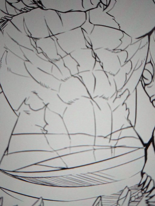 もっと描くのが早くなりたいンゴオオ進捗です!!! 