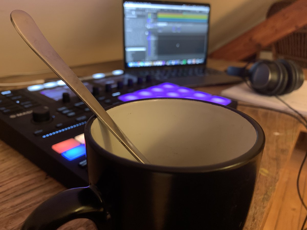 FoMitz's tweet photo. It's always a special moment to decide that a track is finished - even if it's @metapopinc's deadline that dictates when this is due ;-) 
It's like freezing a certain thought or feeling... Checkout the result: https://t.co/Rqv2FjqzL4 #metapop #remixthis https://t.co/0H9EqQiPEj