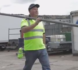 Happy BIG 50 Birthday to our CEO Brian "Huggy" Farmer. Have a great day Boss. Seen here wearing his innovation #ScaffShirt #scaffolding