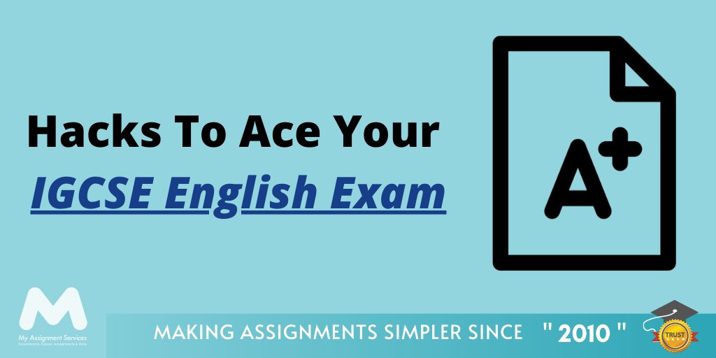 Excell your IGCSE English exam — Tips straight from our expert’s desk
buff.ly/2UI7f2g
#lastminutesubmission #pendingassignments #urgentassignmenthelp #instantassignmenthelp #MyAssignmentServices #AssignmentWritingServices #assignmentexpert #assignmentwriting