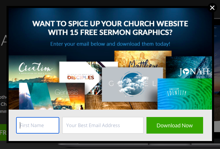 They're pretty much all about getting their website visitors on their email list, guessing that's where their conversions primarily come from (I'll be joining the list shortly to share that)Here's the exit pop up that appeared when I came back to Twitter for the first Tweet